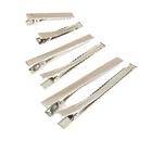 Зажимы для волос металлические, 32, 41, 55, 57, 74, 95 мм, 10-20 шт.