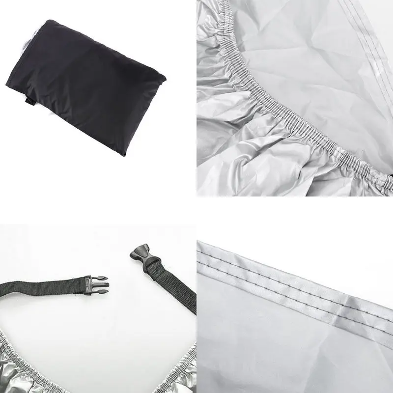 Серебристая крышка мотоцикла XXL для BMW R1150GS Adventure R1200GS R1200RT / Honda Shadow Spirit Aero VLX VT750 VT1100