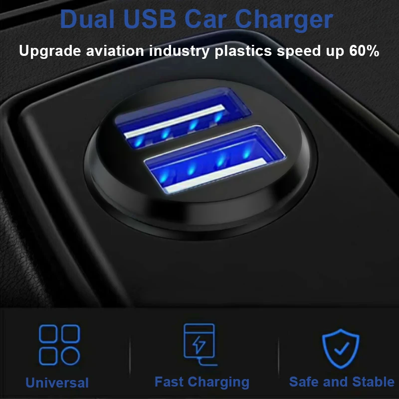 3.1A 2 Порты и разъёмы двойной Зарядное устройство USB розетка для автомобильного