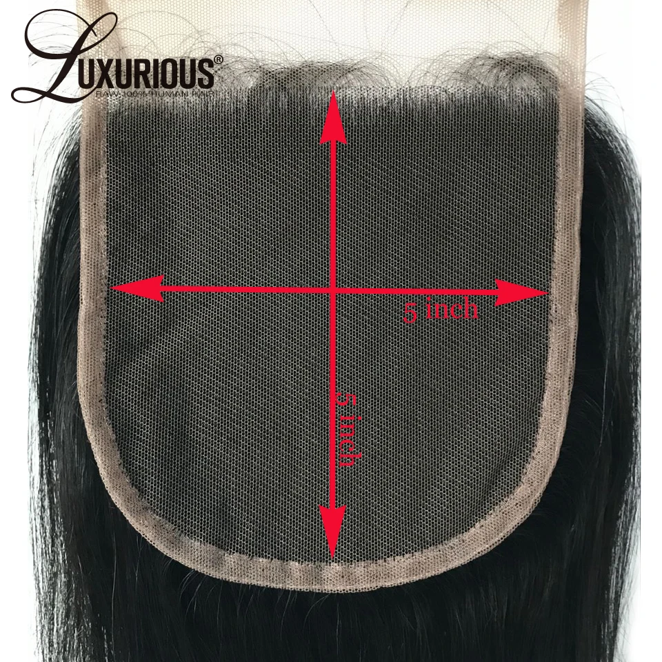 Прямые волосы 5X5 Кружева Закрытие С глубокое разделение 8-20 дюймов бразильский Remy человеческих волос Выбеленные узлы с детскими волосами