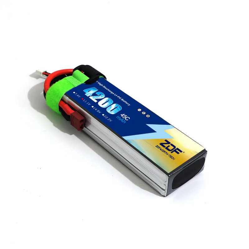 Аккумулятор ZDF Lipo 3S 11 1 В 4200 мА · ч 45C для радиоуправляемого автомобиля