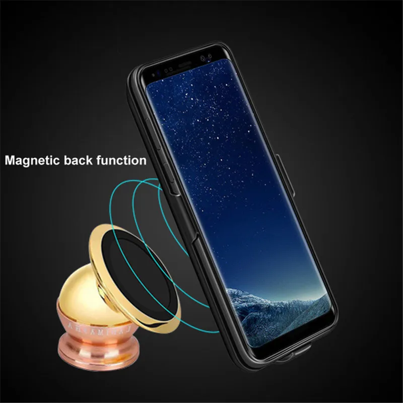 7000 мАч зарядное устройство чехол для Samsung Galaxy Note 9 S9 S8 A8 Power Bank Plus