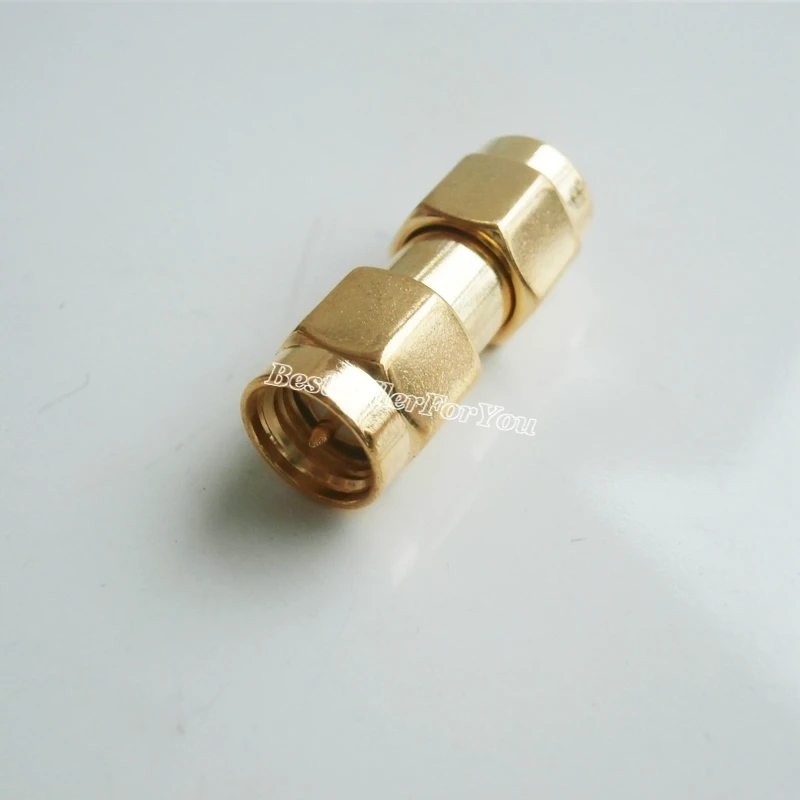 1 шт. адаптер SMA штекер RF разъем прямой позолоченный|sma male connector|sma plug connectorsma rf connector |