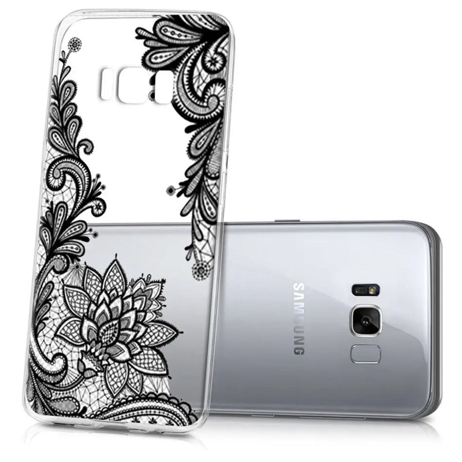 KISSCASE чехол для samsung Galaxy A5 2017 A3 A7 J3 J5 J7 2016 кружевное платье с цветочным рисунком