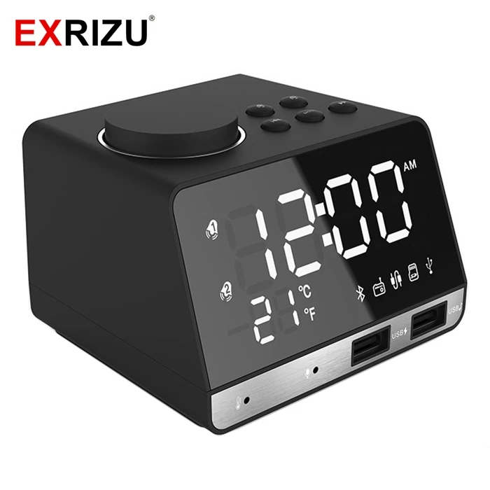 Bluetooth Колонка EXRIZU K11 Проводная со светодиодной подсветодиодный кой|Портативные