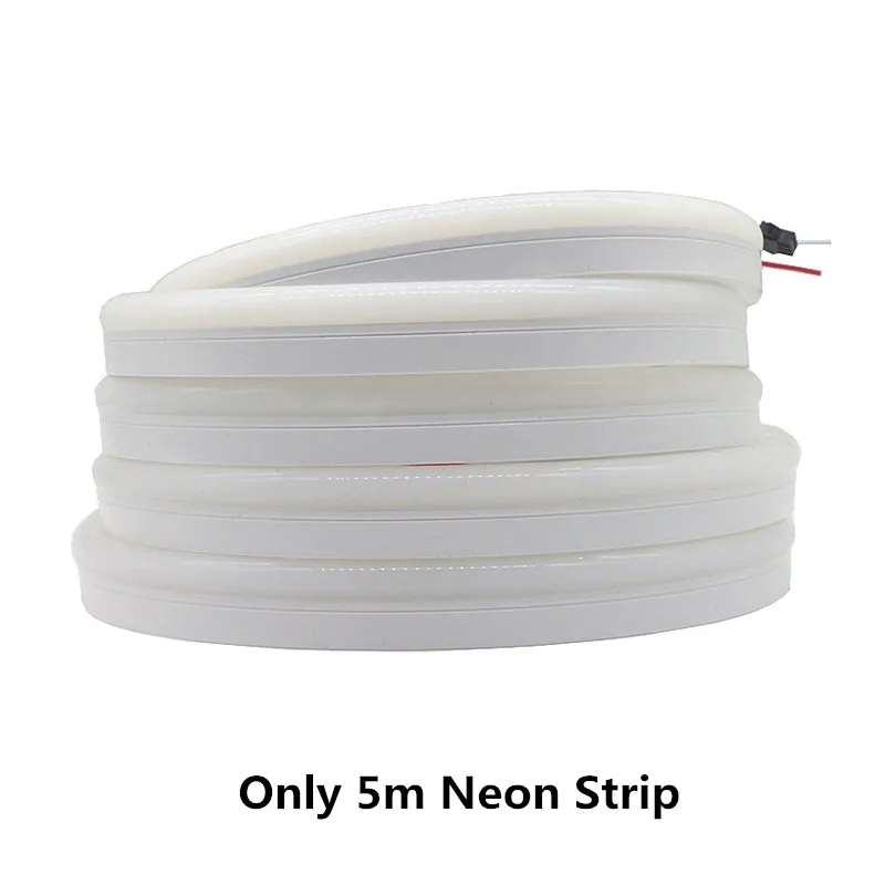 only strip DC12V Водонепроницаемая Пиксельная адресация неоновый шатер WS2811 5 м фантазийный цвет регулируемый режим освещения контур украшения световая полоса - Испускаемый цвет: only strip
