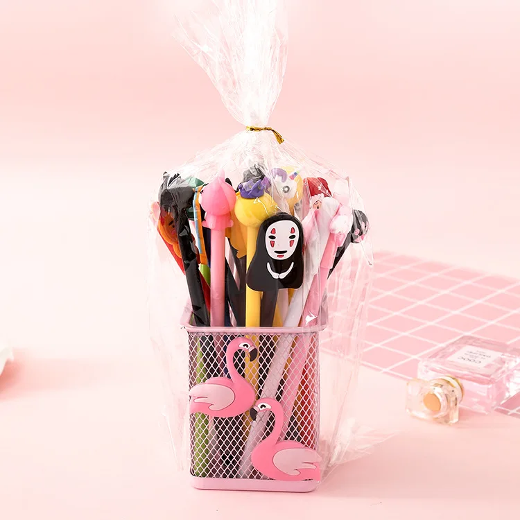 20 шт./компл. гелевая ручка с заправкой Kawaii caneta необычные ручки единорогом papelaria kalem