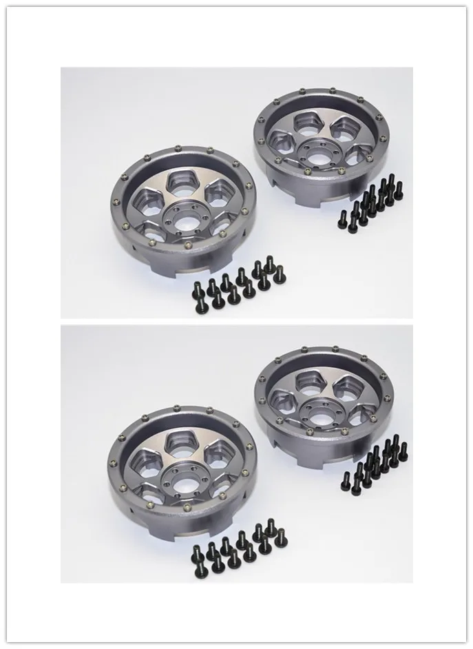 Алюминиевые передние и задние 2 колеса (6 полюсов) набор 2prs (AX31118) GPM YT1006F/R/2 для
