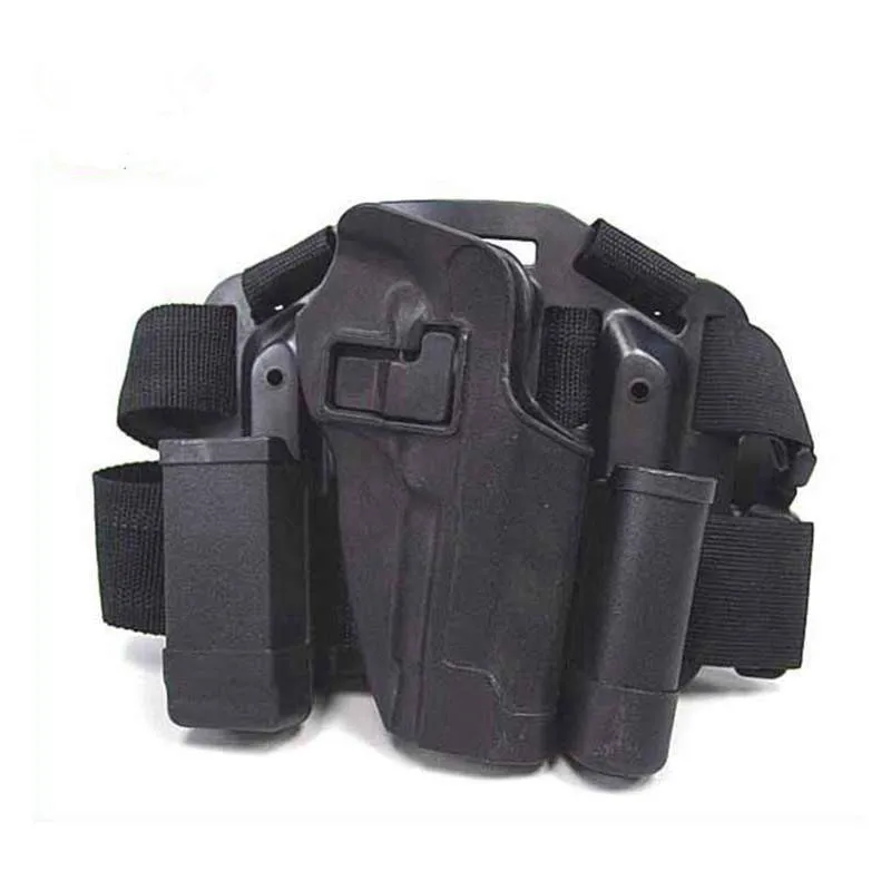 M92 96 Gun Holster Case Concealment Thigh Leg Hunting Accessories Pistool Holster+Mag Pouch+Flashlight set | Спорт и развлечения