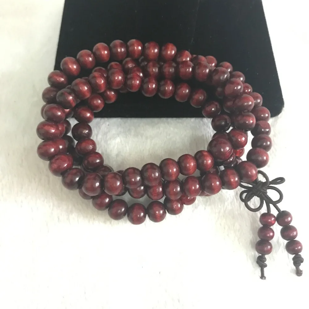 108 шт. различные сандалового дерева Тибетский буддистский молитвенный бисер