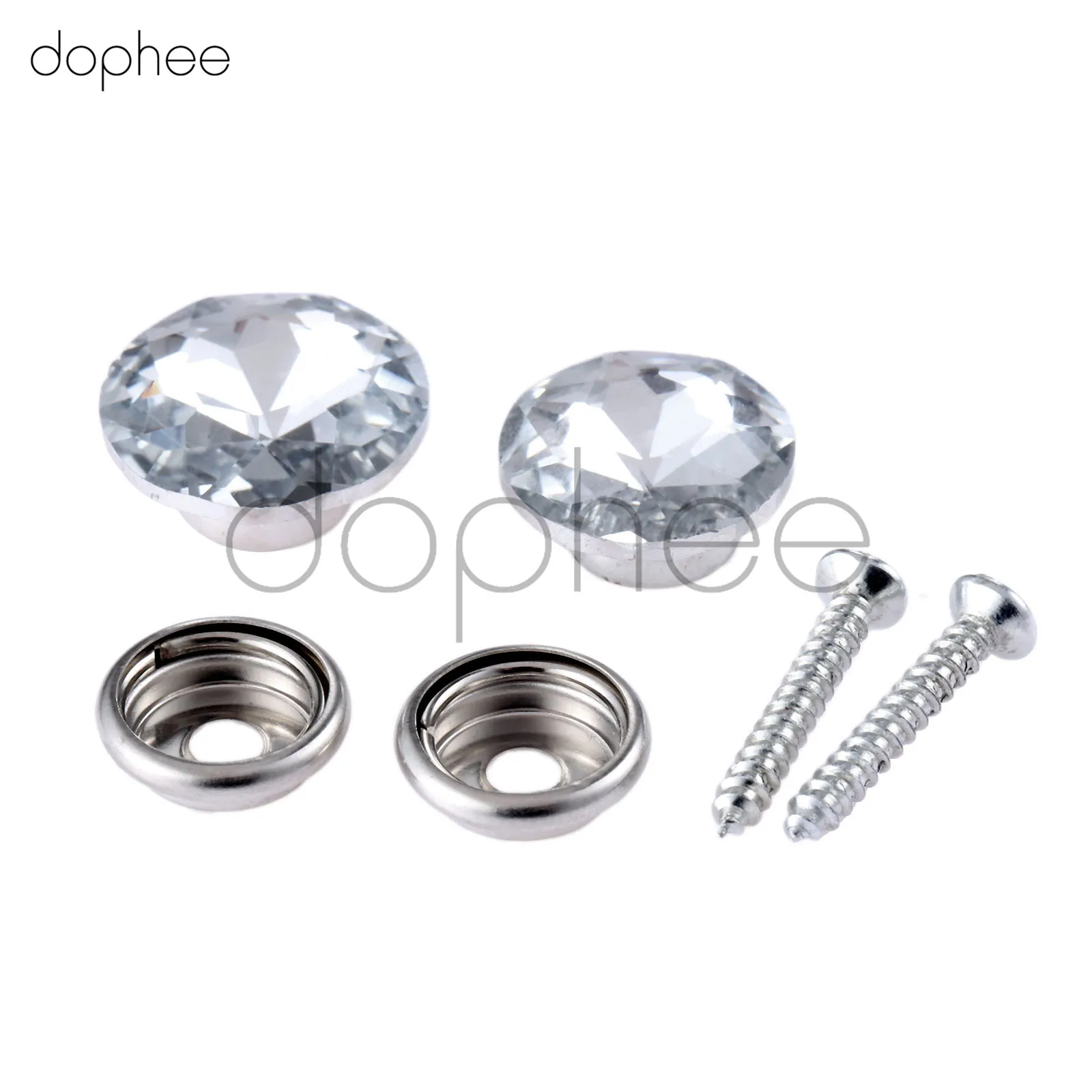 Dophee 10 шт. 16/18/25 мм бриллиантовый рисунок блестящие круглые пуговицы швейные для