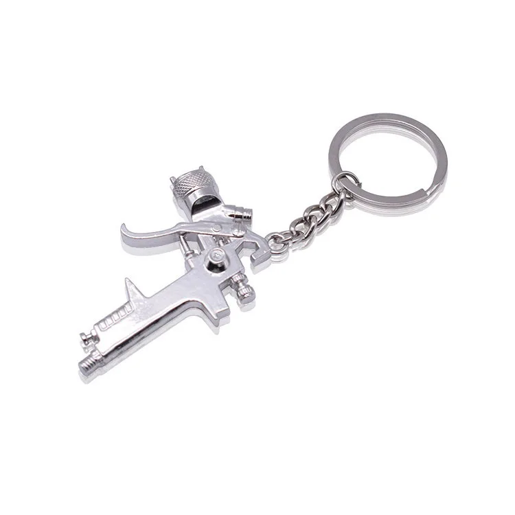 

300 Pcs creative new water gun keychain zinc alloy key ring gun-shaped Auto metal tool key pendant Wholesale
