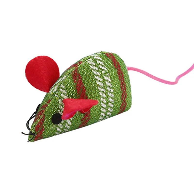 1 предмет кошка пользу мини игрушки в виде мышей кошек котенок елочных игрушек С