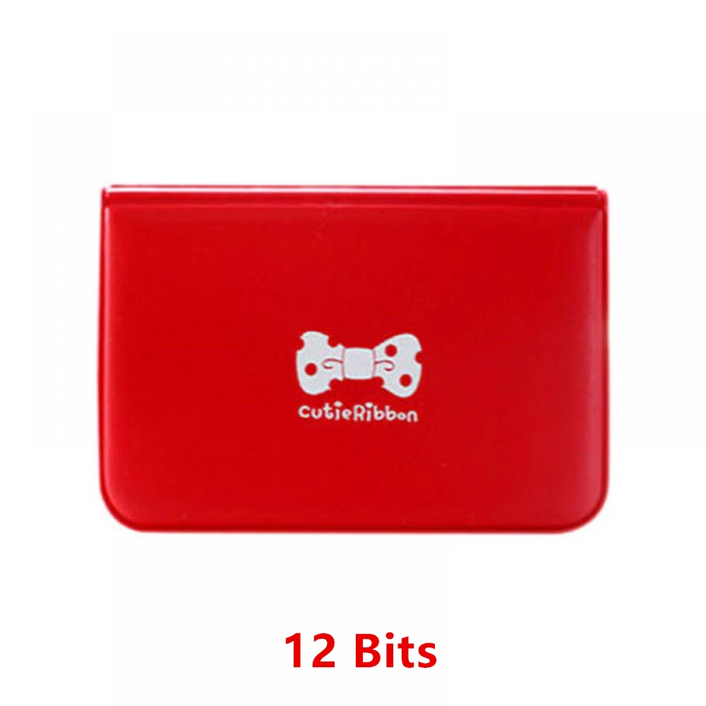 Cute Women Business Card Holder Case Book Cartoon Leather Bank Credit Card Clip Wallet Cardholder Flamingo ID Card Bag 20 Bits