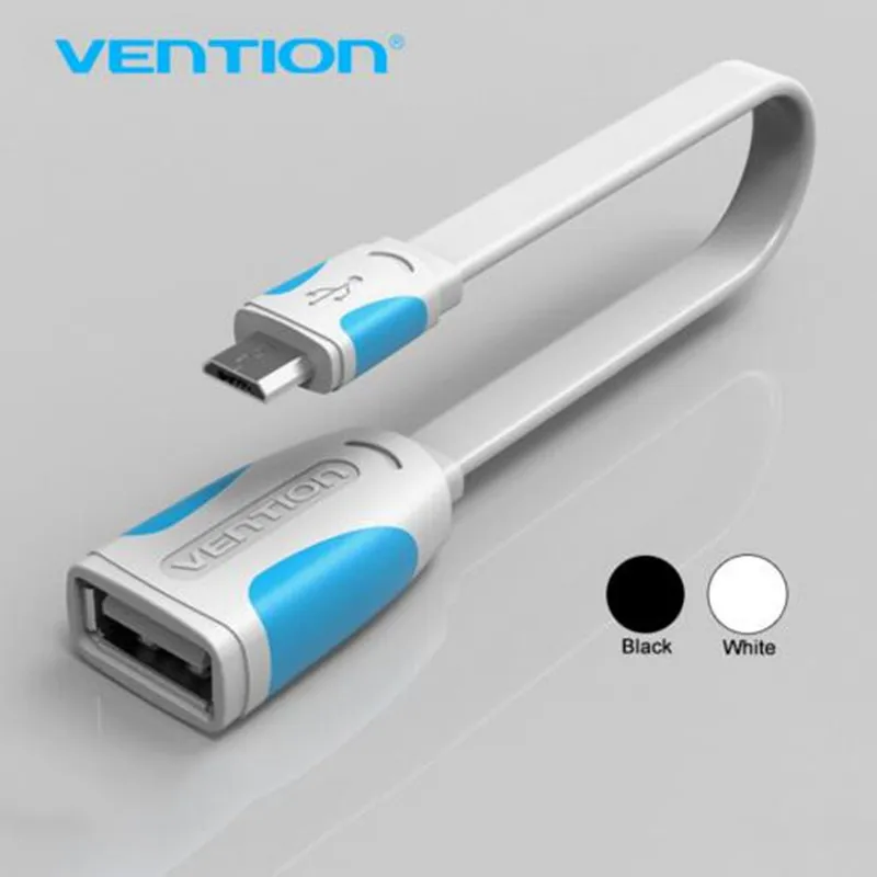 Адаптер Vention OTG Micro USB к 2 0 конвертер кабель для Android Galaxy S3/4 S5 Xiaomi планшетный ПК