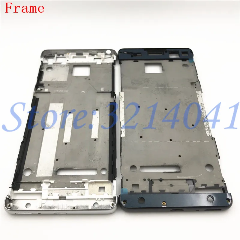 Корпус средней передней рамки для sony Xperia XA F3111 F3112 F3115+ запасные части с задней крышкой батареи+ логотип