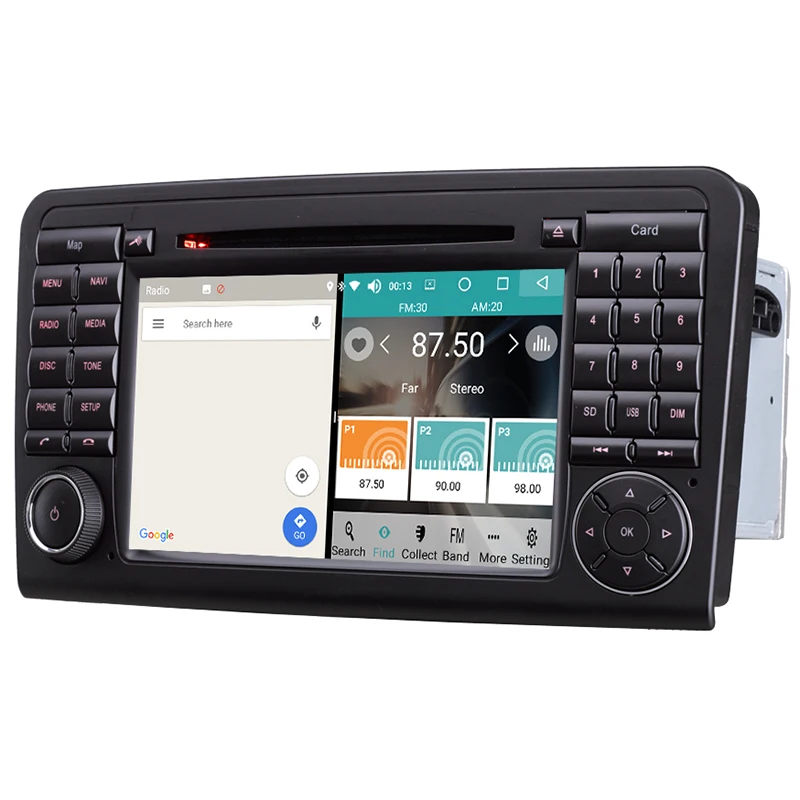 Автомобильный мультимедийный gps 2 din автомобильный dvd 4G/32G для Mercede s Ben z ML300 ML350 ML450
