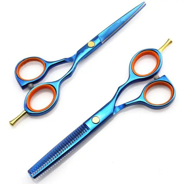 5.5&quot hair scissors japanese hairdressing thinning shears sissors professional barber set ciseaux | Красота и здоровье
