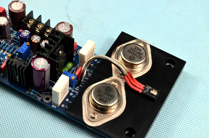 

breeze audio MJ01 Fever level DIY Gold seal AM-80 KSA50 circuit MJ15024 MJ15025 HiFi amplifier board AB class 180W + 180W