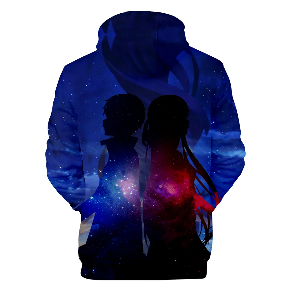 3-20 years hoodies Sword Art Online 3d printed hoodie men/boys SAO Game sweatshirt harajuku streetwear Jacket coat Kids clothes