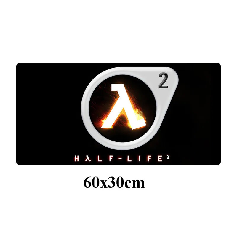 Фиолетовый 60x30 см Half-life 2 большой коврик для мыши XXL компьютерный скоростной геймер игровой коврик для мыши Блокировка резиновая прокладка большая клавиатура стол коврик для мыши - Цвет: Фиолетовый