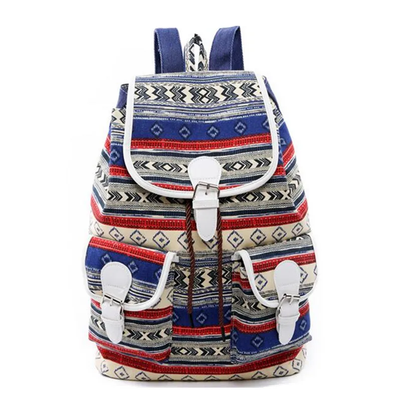 Богемский стиль для девочек рюкзаки подростков летний цветочный принт женский