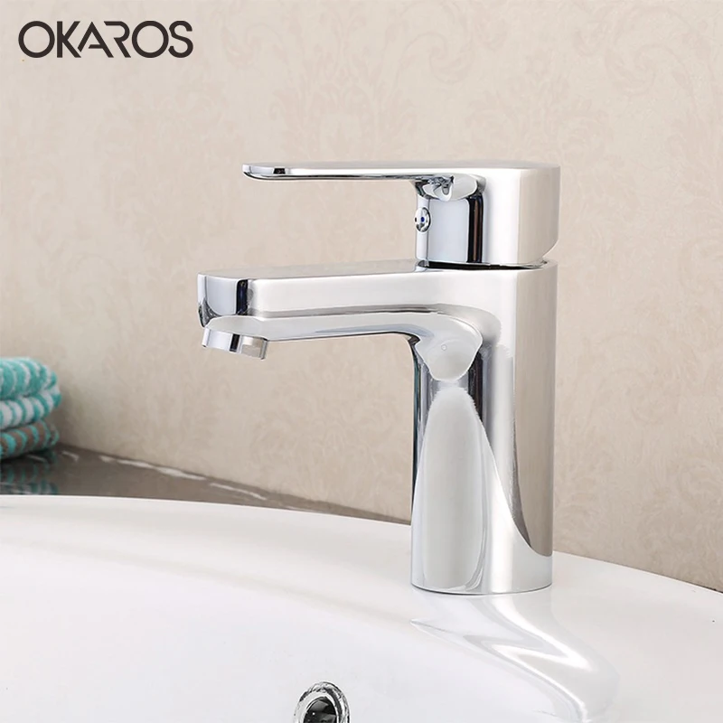 OKAROS классический современный смеситель для раковины в ванной комнате