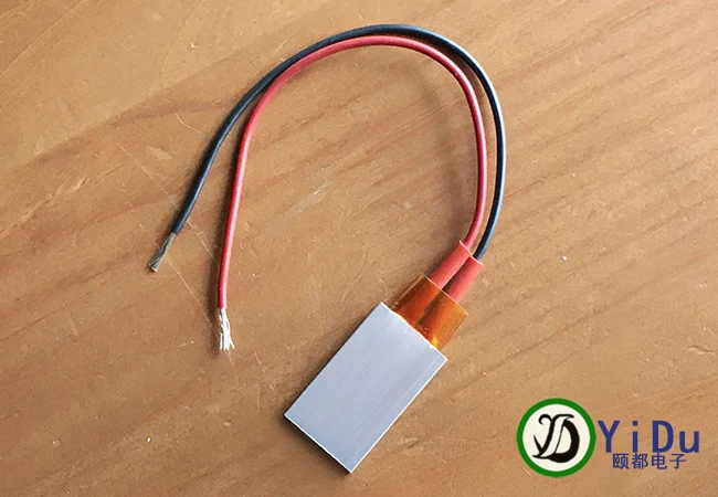 Нагревательный элемент PTC 220 градусов 24V постоянный температурный керамический Термостатический 35*21 мм