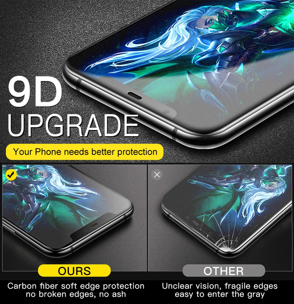 Защитное стекло для Xiaomi mi a2 lite light redmi note 7 pro матовое закаленное 6 6a s2 y2 y3 vidrio |