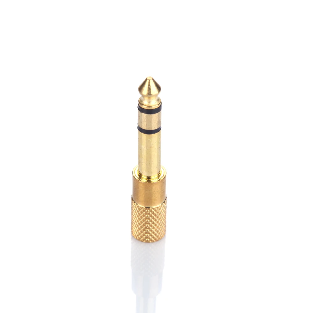 Высокое качество аудио разъем адаптер конвертер стерео для электрическая гитары