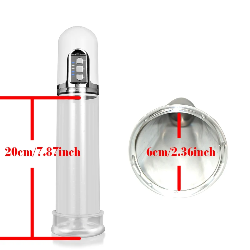 Мощный вакуумный насос для автоматического увеличения пениса с зарядкой от USB