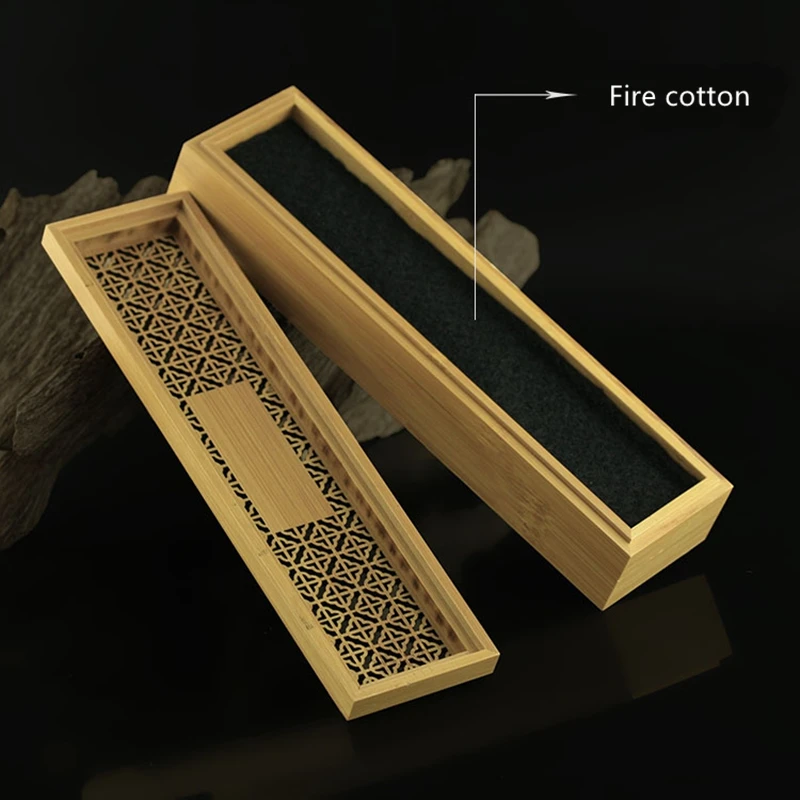 Курильница из бамбука ручной работы для гостиной|stick incense holder|incense holderwood censer |