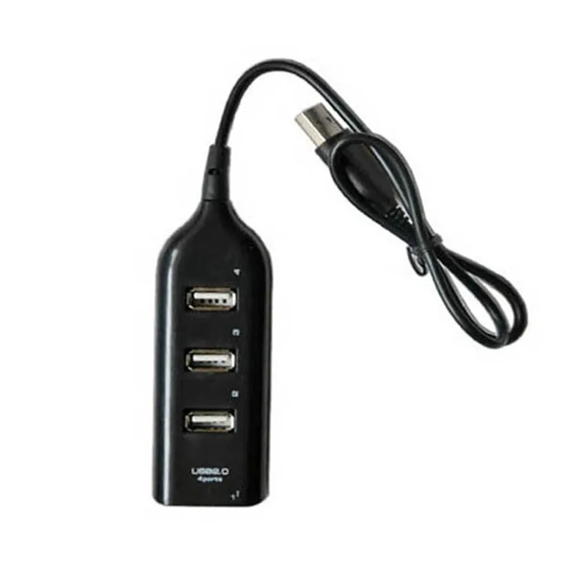 Ouhaobin New USB 2.0 Hi-Speed 4-Port Splitter Hub Adapter For PC Computer Notebook Gift Feb 8 Drop Ship | Компьютеры и офис