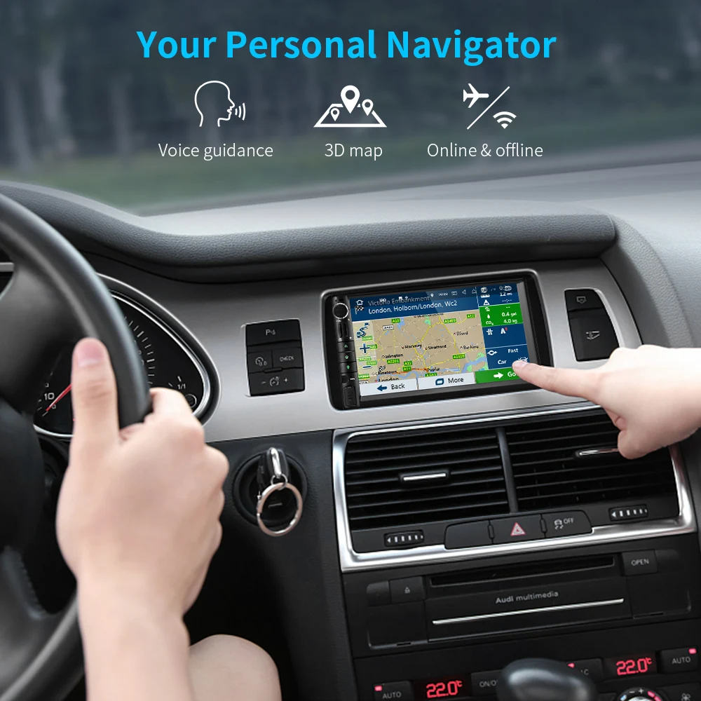 ZEEPIN автомагнитолы приемник 7 дюймовый развлечения аудио Bluetooth Автомобильный