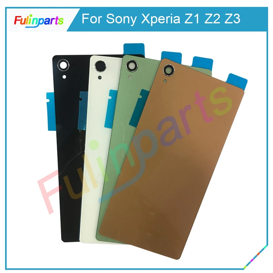 Для Sony Xperia Z1 Z2 Z3 Корпус задняя крышка батареи с адхенсивной наклейкой запасные