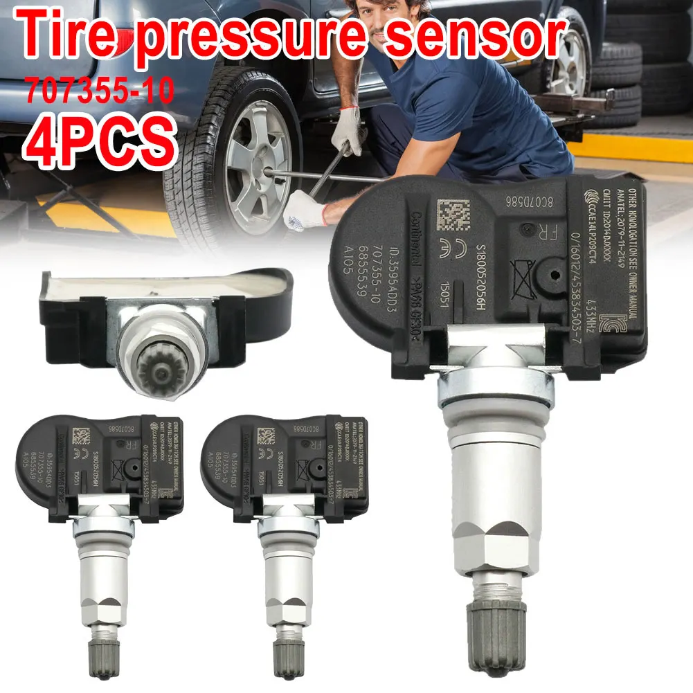 4 шт. TPMS монитор давления в шинах 707355-10 36106856209 36106881890 для BMW VS998 | Автомобили и