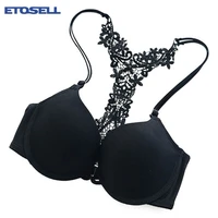 seamless sexy front button bra push up underwear buckle female bra for women 34 cup