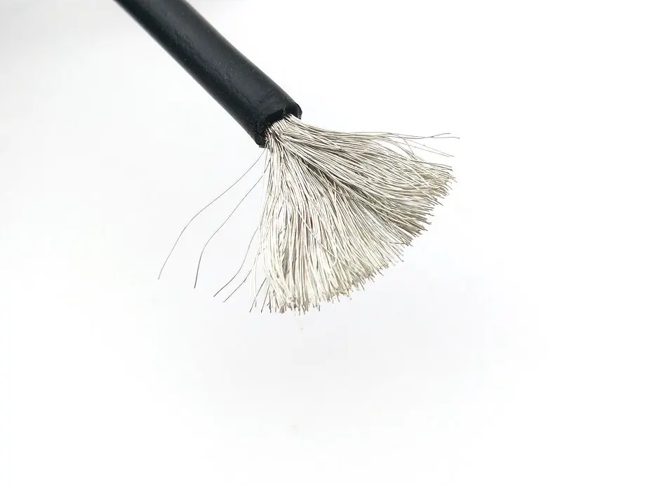 3000 В 14AWG 10 м черный силиконовый провод гибкий многожильный медный кабель|cable