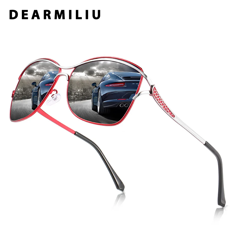 Женские солнцезащитные очки для вождения DEARMILIU роскошные поляризационные