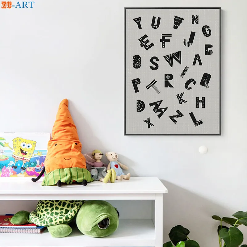 Ферма животные принты корова поросенок постер милый холст картина стена игровой