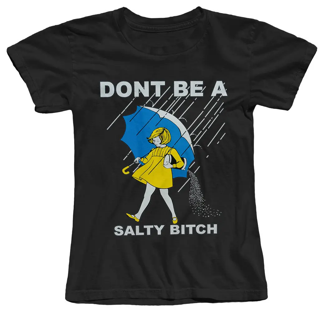 Женская хлопковая футболка с надписью Don BE A SALTY модная брендовая одежда Забавные