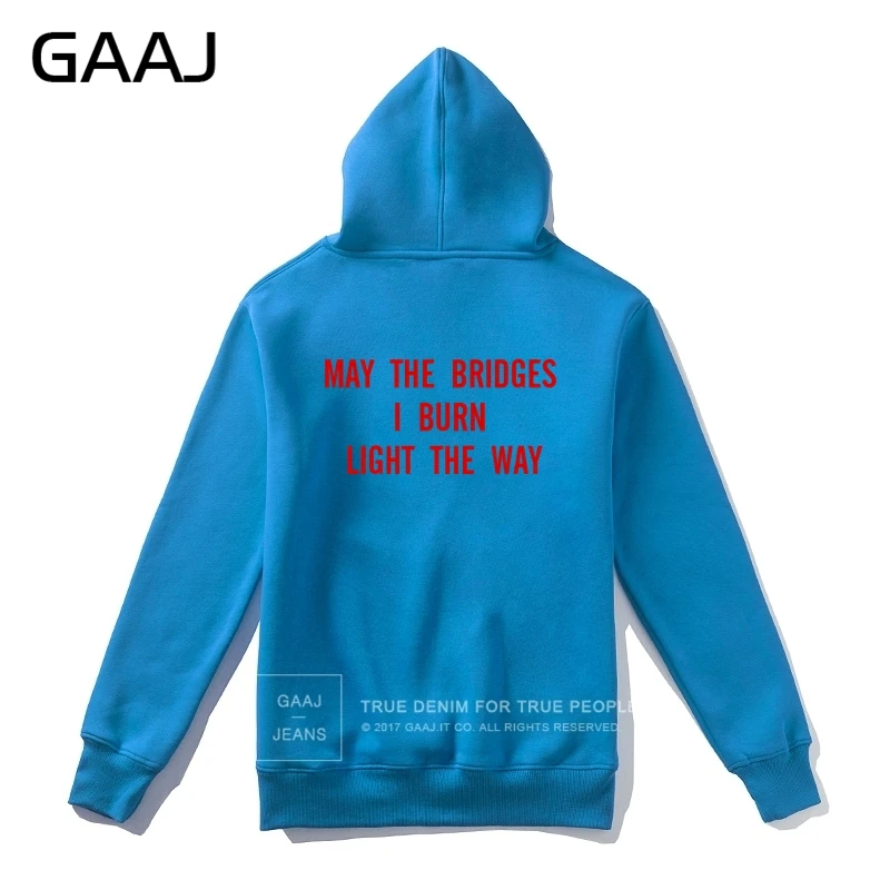 Lake With Zipper Одежда с капюшоном больше размера d kanye мужские толстовки 2XL 3XL "может мосты я сжигаю светильник путь" толстовка с принтом «Wine» размера плюс брендовая с капюшоном - Цвет: Lake With Zipper