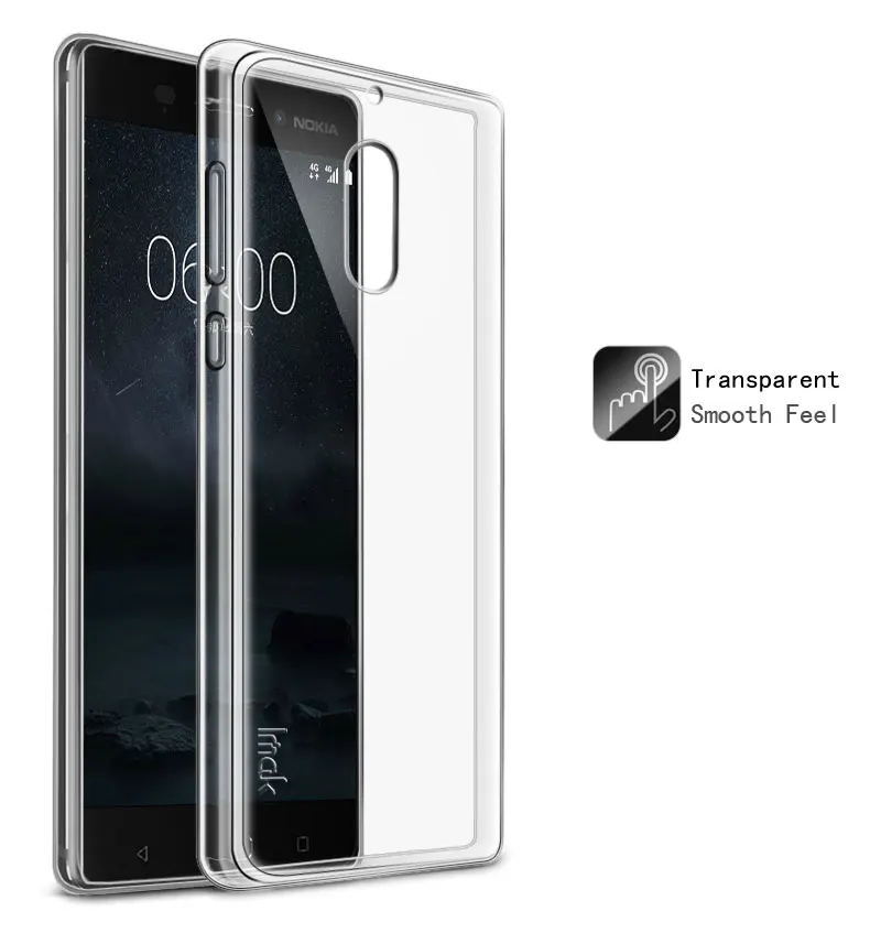 Free shipping!10 pcs IMAK Shock-resistant case+soft explosion-proof protective screen mobile phone shell For Nokia 6 |