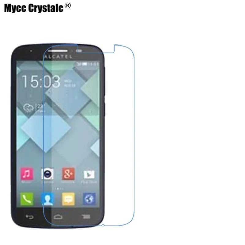 Мягкая стеклянная защитная пленка нано Взрывозащищенная для Alcatel one touch pop c7 7040a