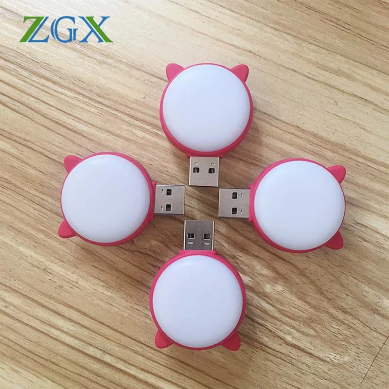 

ZGX LED Light Sensor Control LED Night Light Mini USB Plug Novelty Square sleep lamp For Baby kids Gift Romantic Lighting
