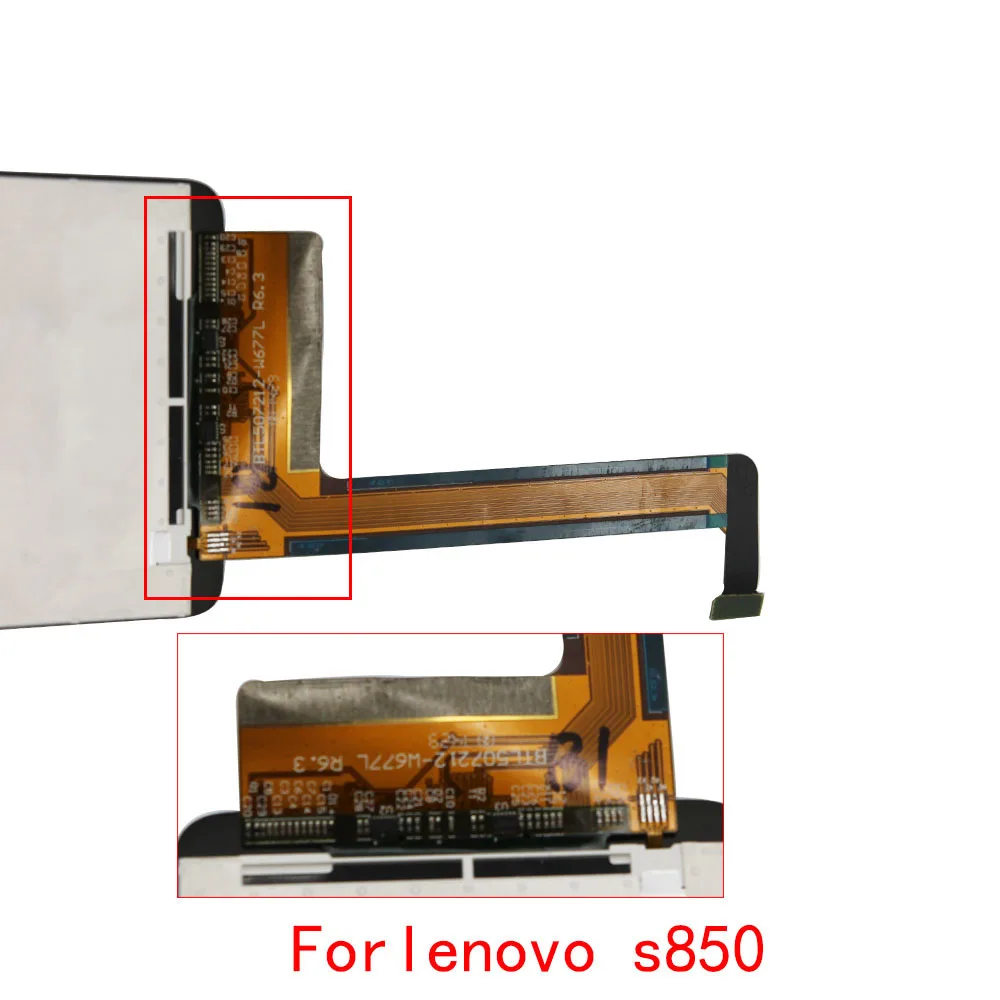 Новый оригинальный ЖК дисплей для lenovo S850 Дисплей Панель с Сенсорный экран Узел