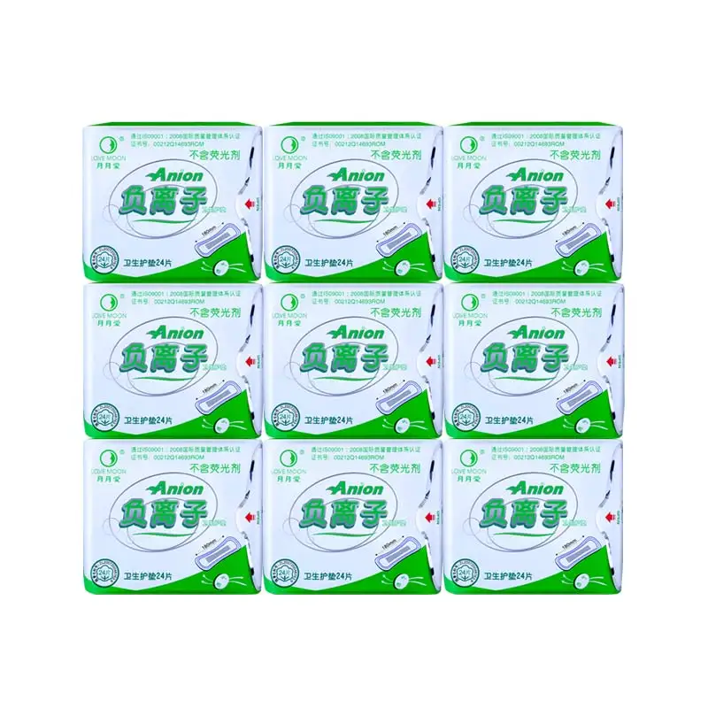 Love moon anion санитарно подушечки, анион winalite гигиеническая салфетка высокого качества анионовая прокладка для love moon санитарная салфетка pad 19 пакет