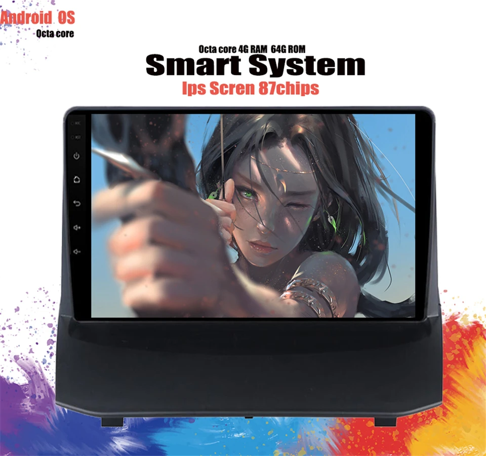 Octa Core 1280*720 Android 10 0 автомобильный DVD GPS навигатор плеер Deckless Car Stereo для Ford Fiesta 2009 2018