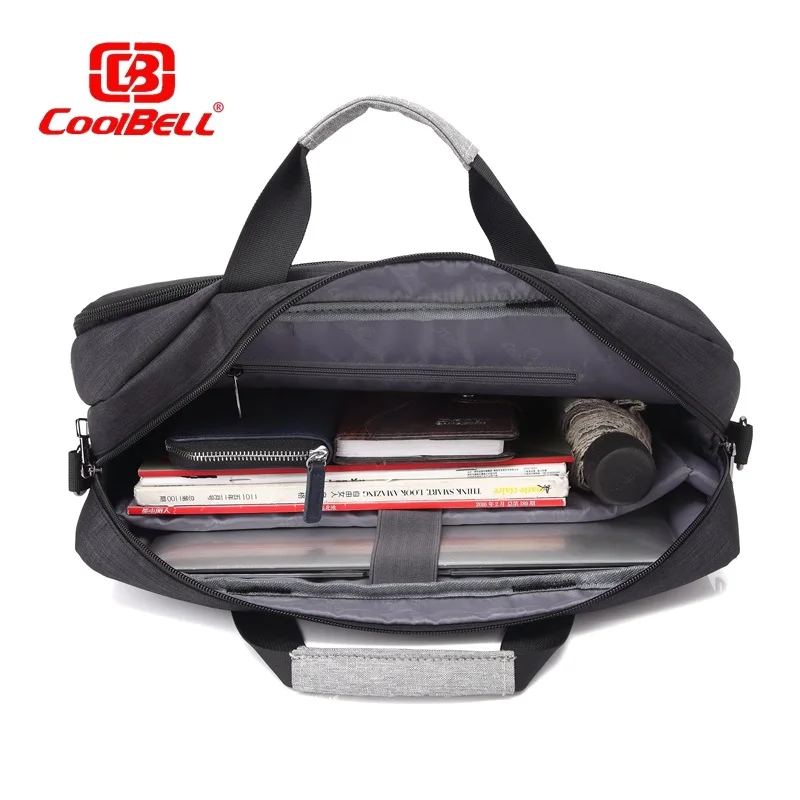 Сумка COOLBELL для ноутбука 15 6 дюйма водонепроницаемая с usb портом мужчин и