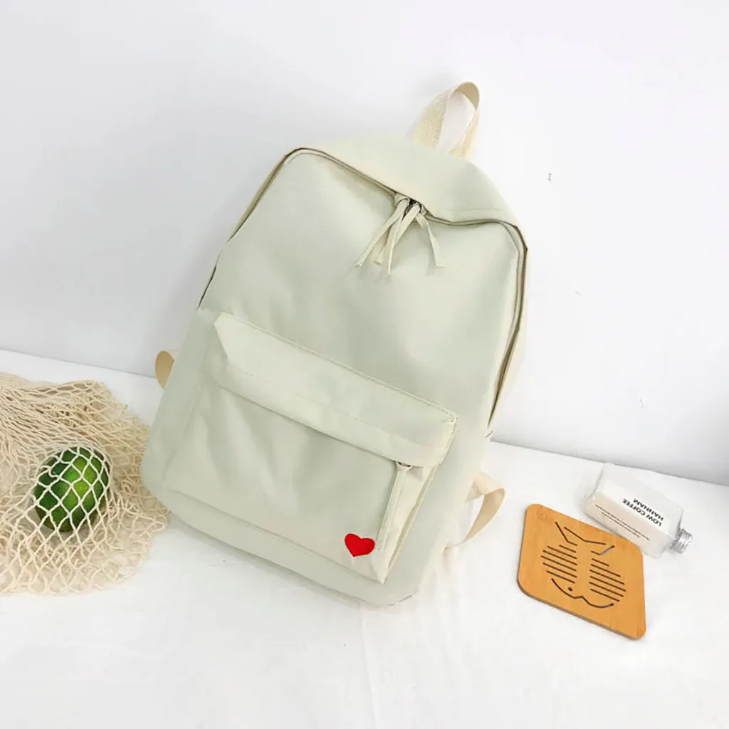 Водонепроницаемый женский рюкзак в японском стиле, однотонные рюкзаки Mochila Feminina Mujer, дорожная сумка для девочек-подростков, школьный ранец 7,2